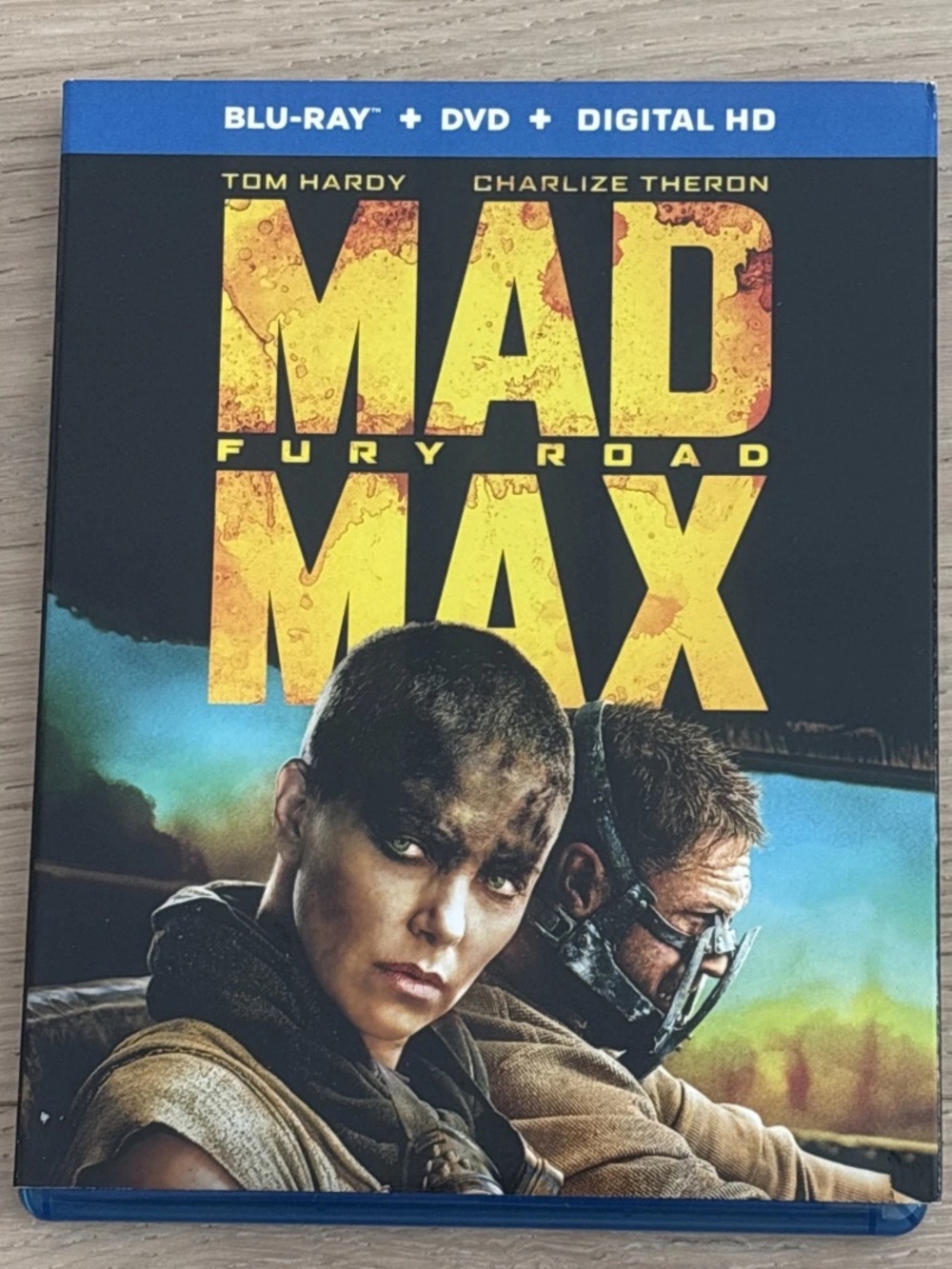 Mad Max: Fury Road (Blu-ray, 2015) with slip cover